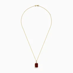 Necklaces & Pendants|BH Multi Sunset 14K Yellow Gold Citrine and Diamond Pendant, 7.45 TCW
