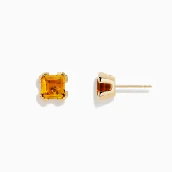 Earrings|BH Multi Sunset 14K Yellow Gold Citrine Stud Earrings