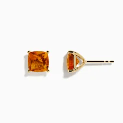 Earrings|Effy Jewelry Sunset 14K Yellow Gold Citrine Stud Earrings