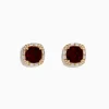 Earrings|BH Multi Sunset 14K Yellow Gold Garnet and Diamond Stud Earrings