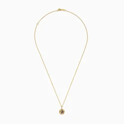 Necklaces & Pendants|Effy Jewelry Water Colors 14K Yellow Gold Multi Sapphire Starfish Pendant