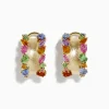 Earrings|Effy Jewelry Watercolor 14k Yellow Gold Multi Sapphire Earrings