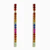 Earrings|BH Multi Watercolors 14K Yellow Gold Multi Sapphire Drop Earrings, 2.50 TCW