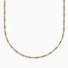 Necklaces & Pendants|Effy Jewelry Watercolors 14k Yellow Gold Multi Sapphire Tennis Necklace